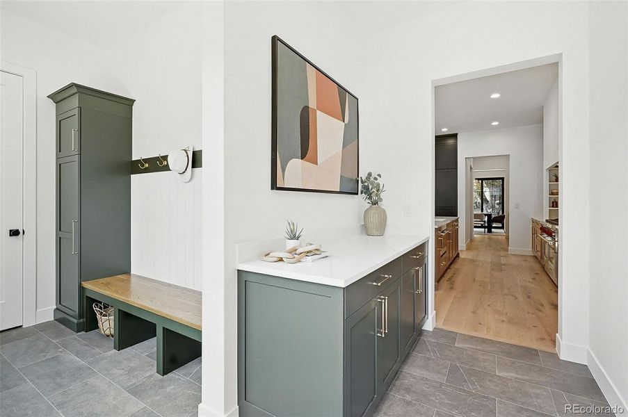 Furnished interior view inside a new home in , Denver (Image 22).