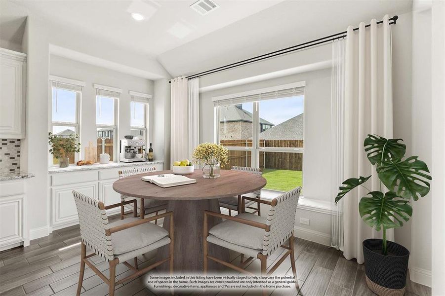 Furnished interior view inside a new home in Georgetown at Kings Fort 60s, Kaufman (Image 4).