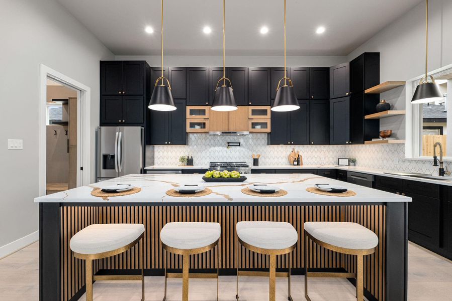 Furnished interior view inside a new home in , Houston (Image 25).