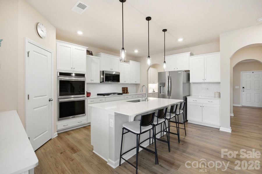 Furnished interior view inside a new home in Falls Cove at Lake Norman, Troutman (Image 10).