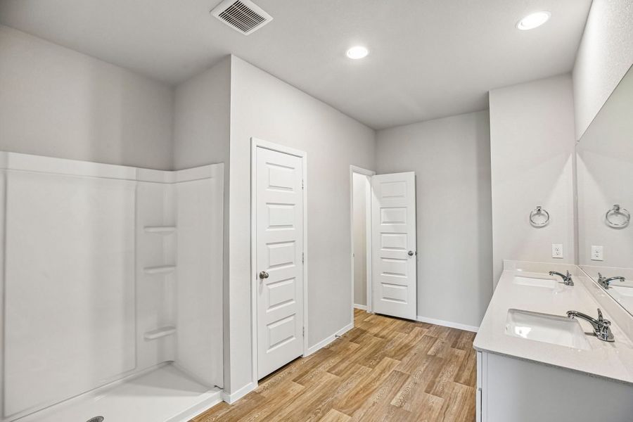 Representative furnished interior of a home built from the Legacy Hills 1754 by Brohn Homes in Legacy Hills, Mico (Image 8).