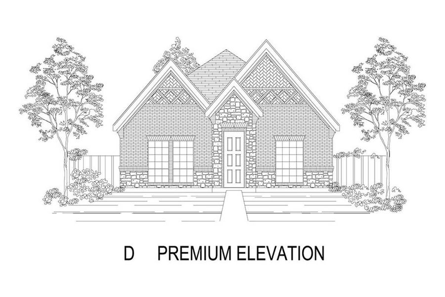 Representative rendering of the exterior for the Canyon R by First Texas Homes (Image 1). Representative rendering of the exterior for the Canyon R by First Texas Homes (Image 1).