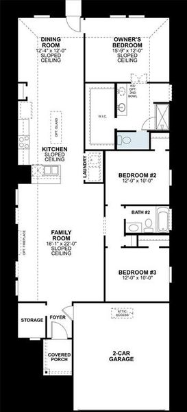 2D floor plan layout of this home in Elevon, Lavon, TX (Image 2). 2D floor plan layout of this home in Elevon, Lavon, TX (Image 2).