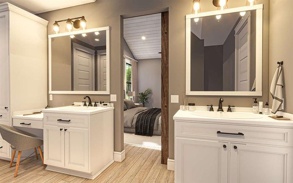 Furnished interior view inside a new home in Oak Water Ranch, Granbury (Image 13).