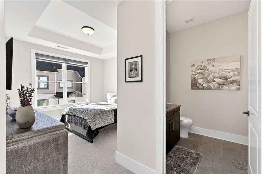 Furnished interior view inside a new home in , Atlanta (Image 39).