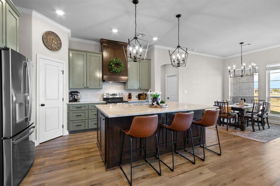 Furnished interior view inside a new home in , Robinson (Image 6). Furnished interior view inside a new home in , Robinson (Image 6).