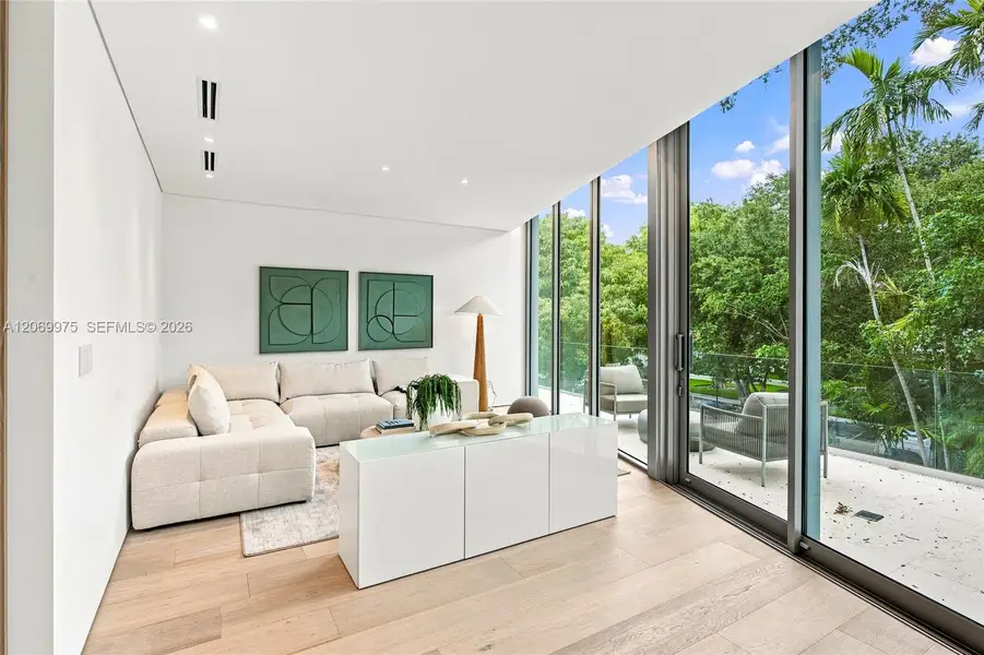 Furnished interior view inside a new home in , Miami (Image 3).