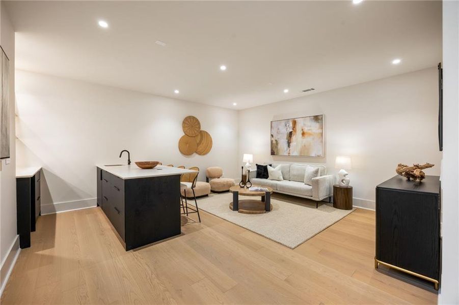 Furnished interior view inside a new home in , Atlanta (Image 12).