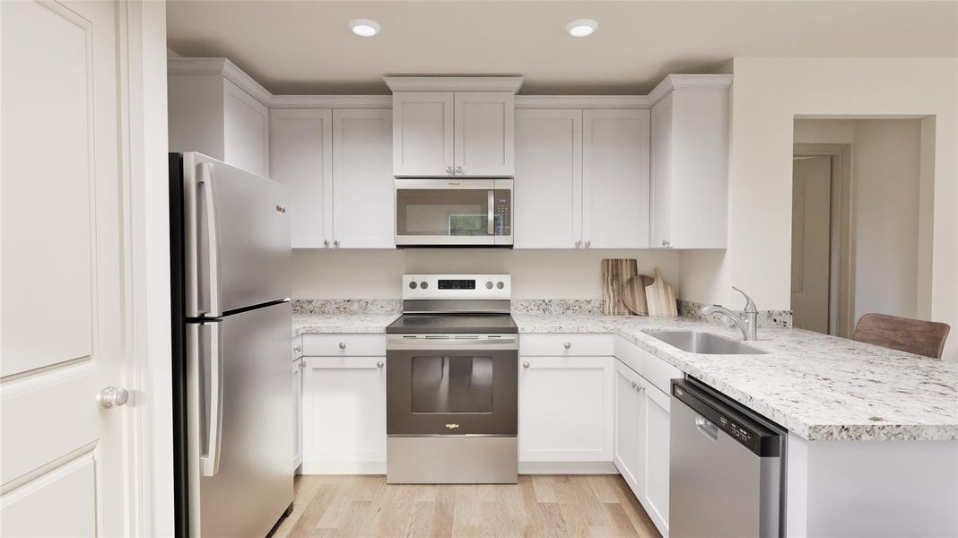 Furnished interior view inside a new home in Magnolia Woods, Magnolia (Image 10).