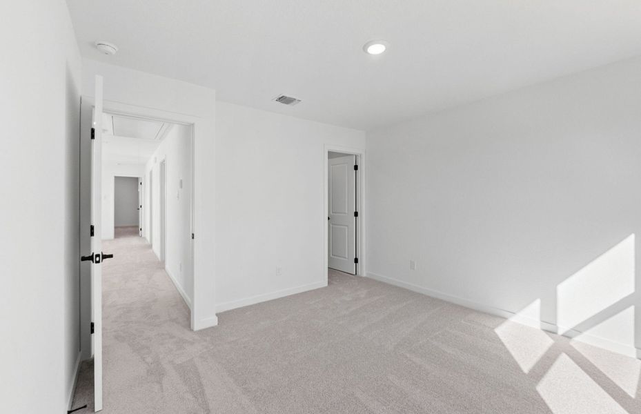 Spacious, unfurnished interior of a new home in Monarch on Main, Round Rock (Image 12). Spacious, unfurnished interior of a new home in Monarch on Main, Round Rock (Image 12).