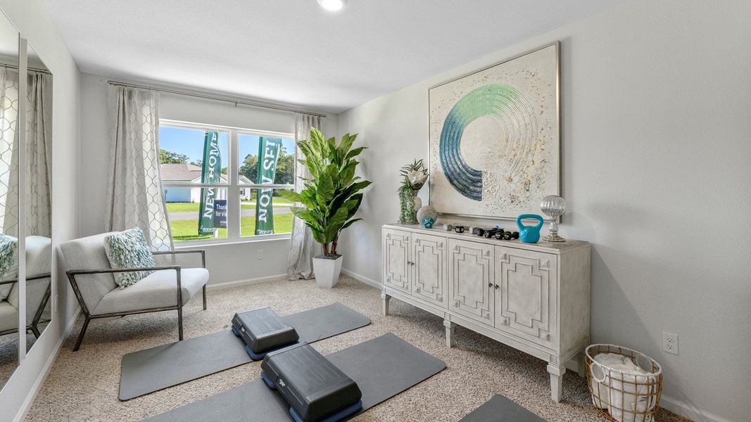 Representative furnished interior of a home built from the The Sawyer by D.R. Horton in The Hammocks, Crawfordville (Image 9).