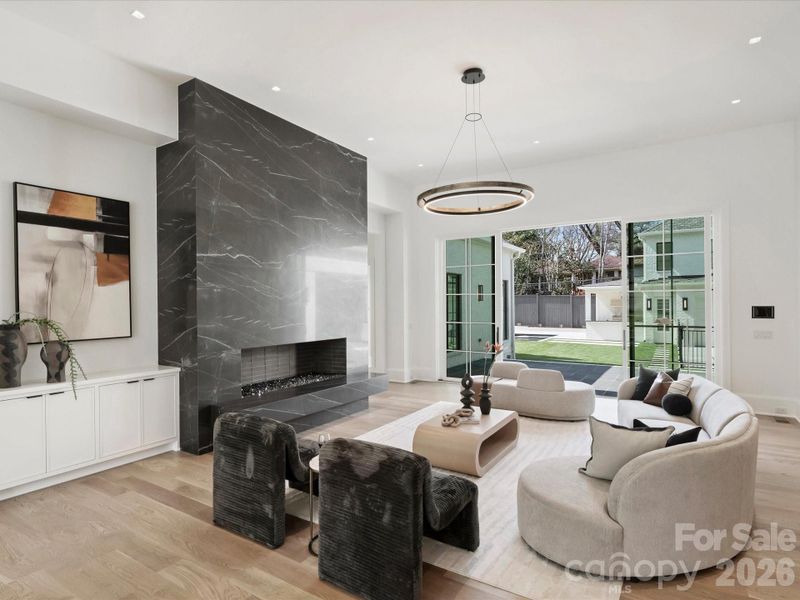 Furnished interior view inside a new home in , Charlotte (Image 9).