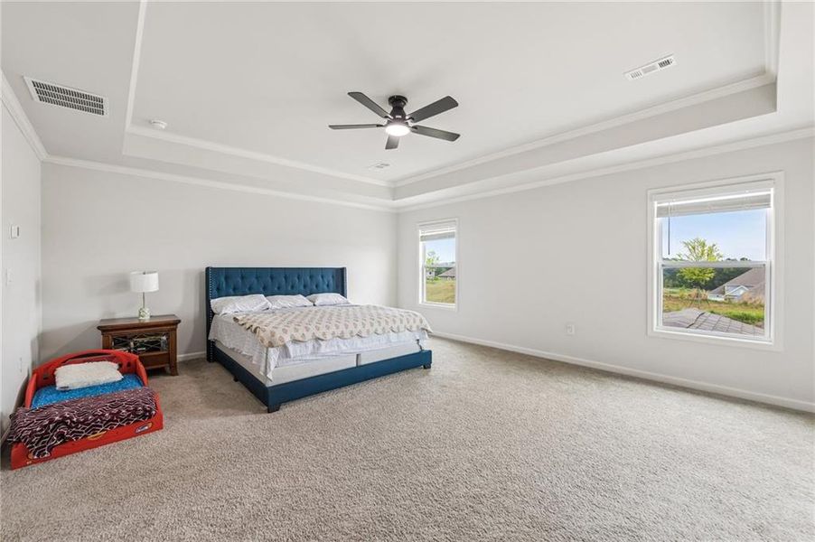 Furnished interior view inside a new home in , Cumming (Image 27).