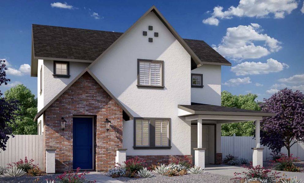 Front exterior of a home in the Encanto at Bell Park community, located in Phoenix, AZ (Image 21).