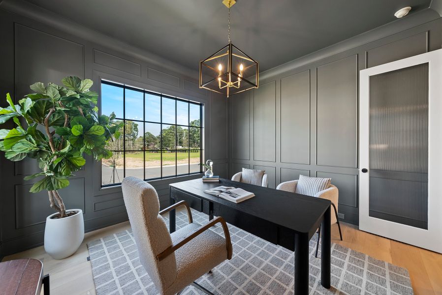 Representative furnished interior of a home built from the Grace by Homes by Dickerson in The Founding at Blue Ridge, Raleigh (Image 18).