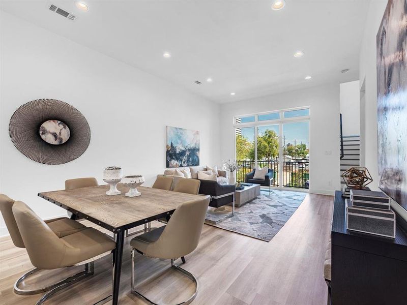 Furnished interior view inside a new home in Allura At Val Verde, Houston (Image 13).