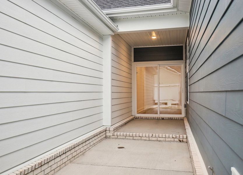 Exterior details and patio area of a home in Stewart's Glen | 55+ Community, Smyrna (Image 4). Exterior details and patio area of a home in Stewart's Glen | 55+ Community, Smyrna (Image 4).