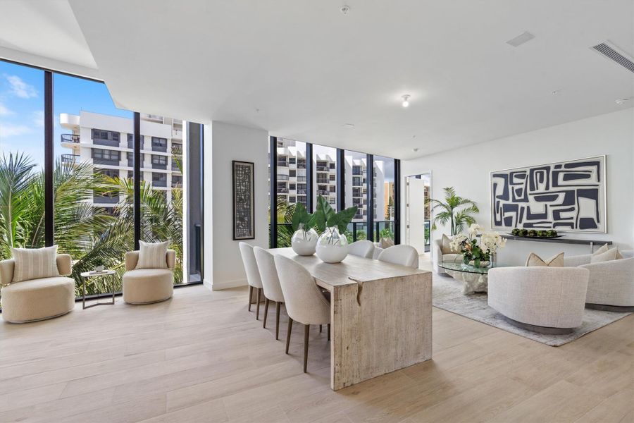 Furnished interior view inside a new home in Casamar, Pompano Beach (Image 23).