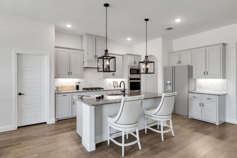 Furnished interior view inside a new home in Lovers Landing, Forney (Image 32).