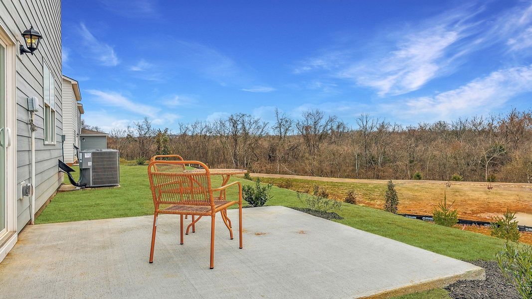 Representative exterior details of a home built from the ELSTON by D.R. Horton in River Landing, Murfreesboro (Image 23).