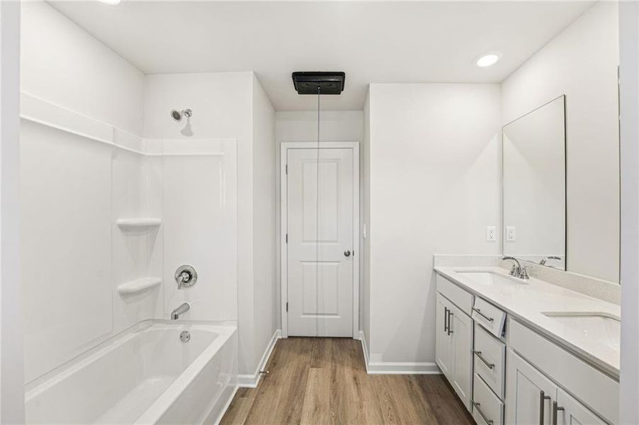 Furnished interior view inside a new home in Westmont Preserve, Powder Springs (Image 19).