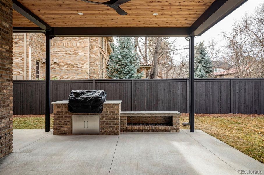 Exterior details and patio area of a home in , Denver (Image 29).
