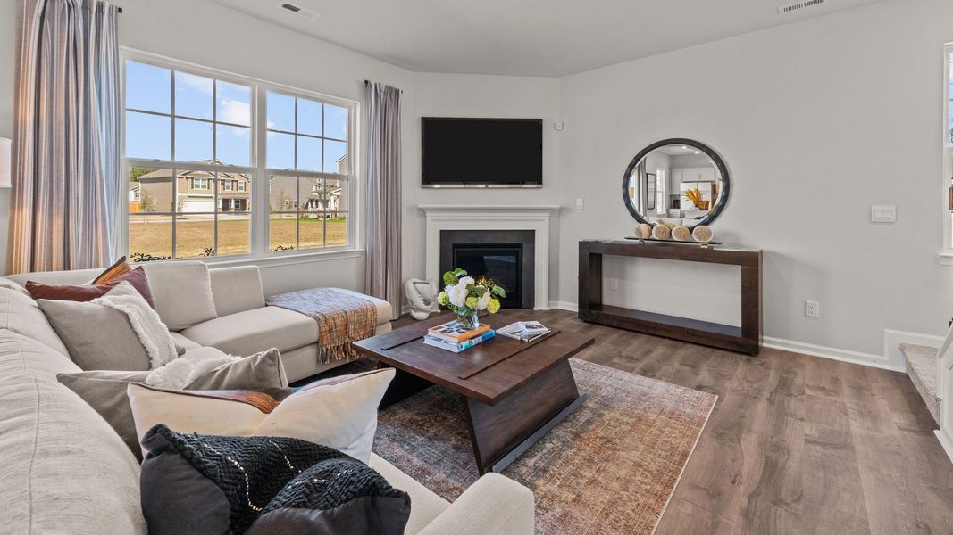 Furnished interior view inside a new home in West New Bern, New Bern (Image 13).
