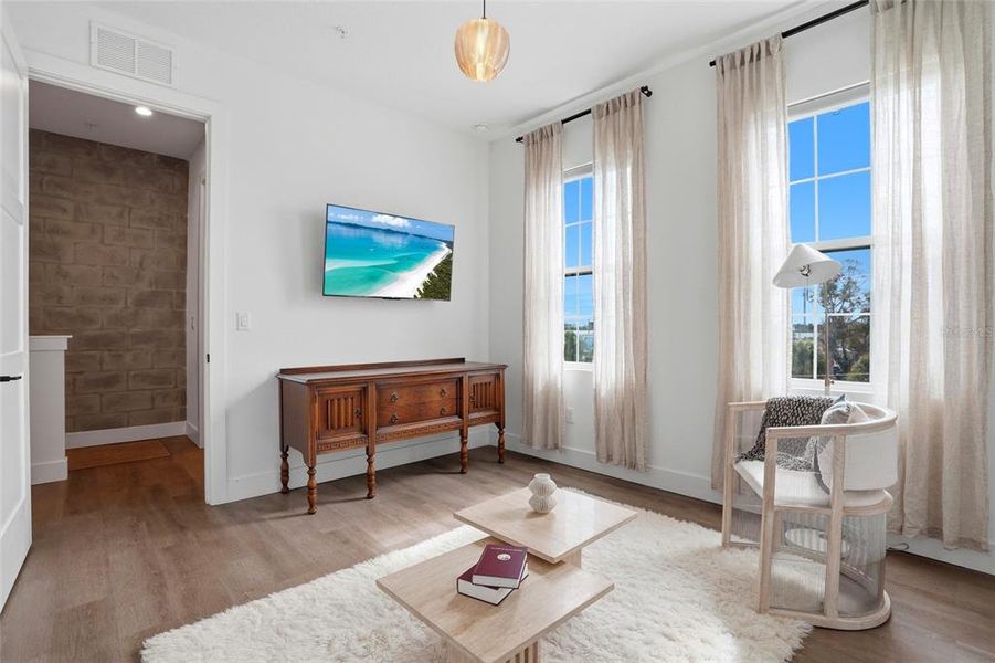 Furnished interior view inside a new home in , St. Petersburg (Image 7).