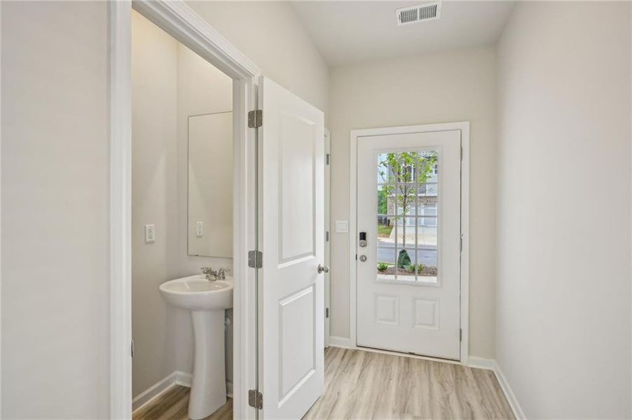 Furnished interior view inside a new home in Hawthorne Station, College Park (Image 18).