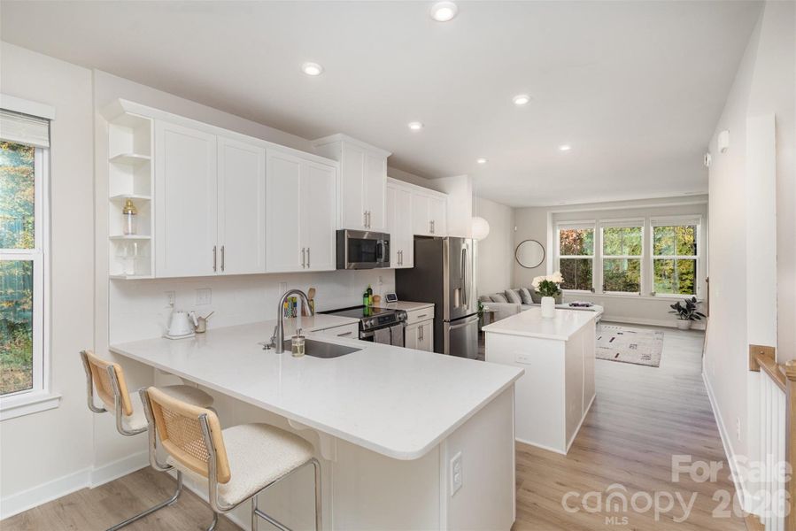 Furnished interior view inside a new home in , Charlotte (Image 10).