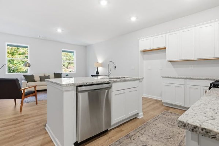 Representative furnished interior of a home built from the Orchard by Piedmont Residential in Villages at Cedar Hill, Dallas (Image 16).