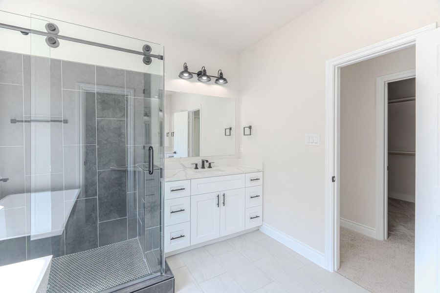 Furnished interior view inside a new home in , Houston (Image 8).