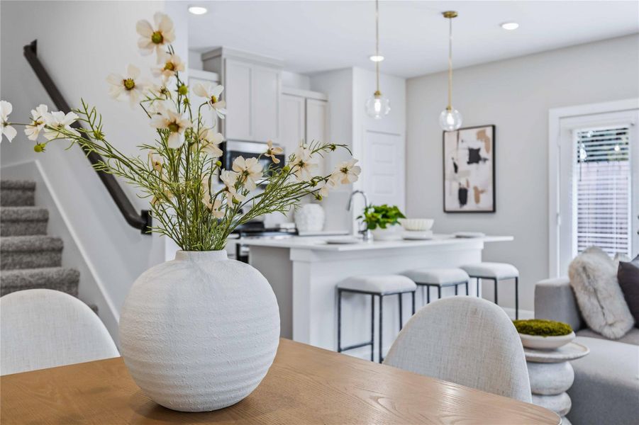 Furnished interior view inside a new home in Highland Court, Houston (Image 14).