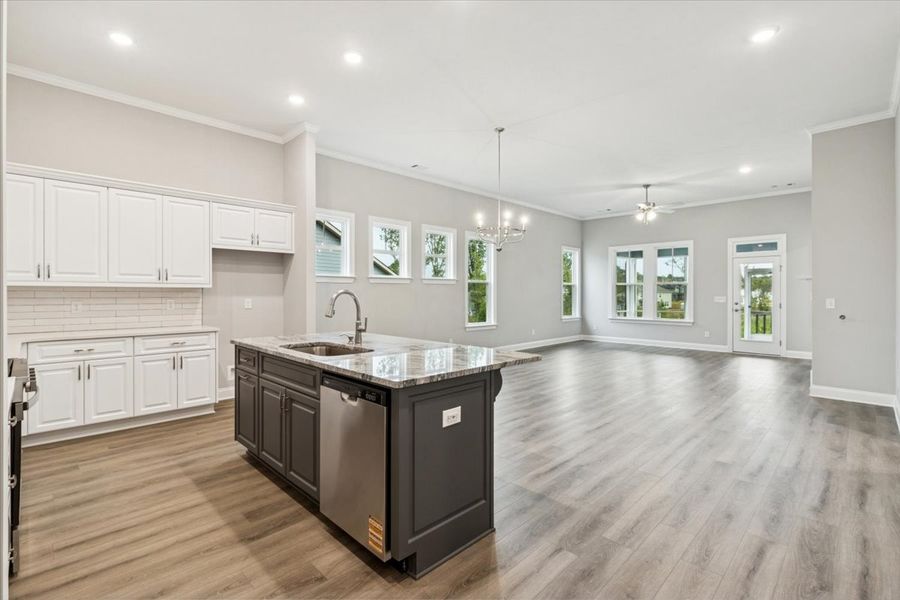 Furnished interior view inside a new home in Sinclair at Crawford Creek, Grovetown (Image 10). Furnished interior view inside a new home in Sinclair at Crawford Creek, Grovetown (Image 10).
