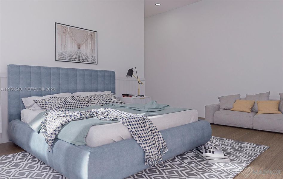 Furnished interior view inside a new home in , Weston (Image 10).