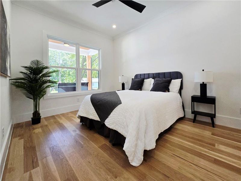 Furnished interior view inside a new home in , Atlanta (Image 17).