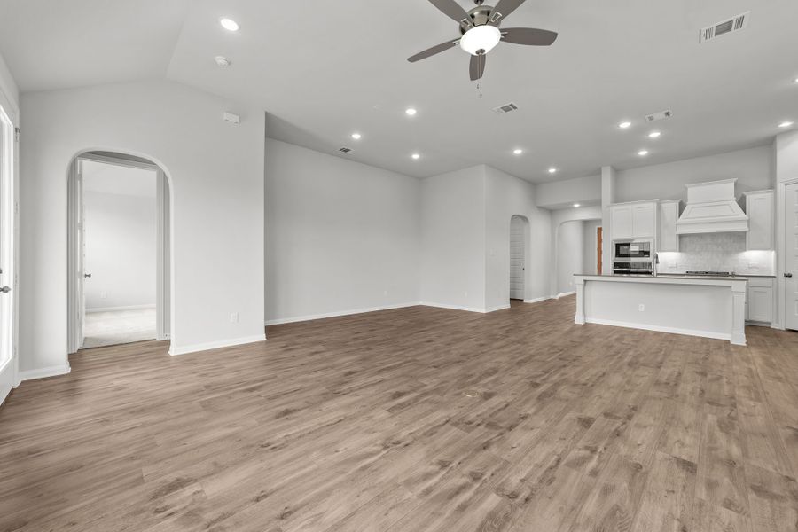 Representative unfurnished interior of a home built from the Wheeler by Cambridge Homes in Kings Way, Denton (Image 30). Representative unfurnished interior of a home built from the Wheeler by Cambridge Homes in Kings Way, Denton (Image 30).
