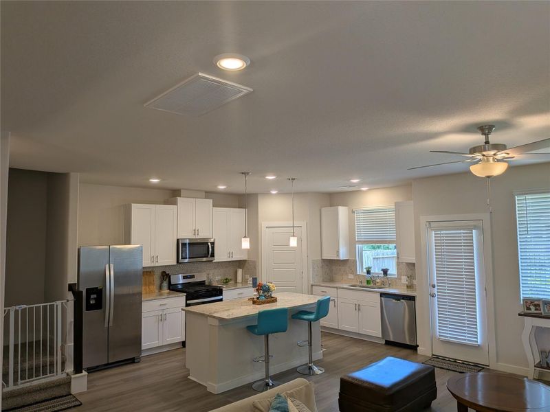 Furnished interior view inside a new home in McClendon Park Village, Houston (Image 23).