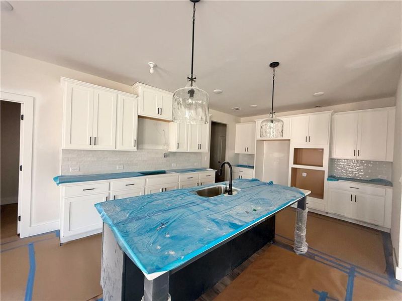 In-progress construction of a new home in , Hoschton, GA (Image 27).