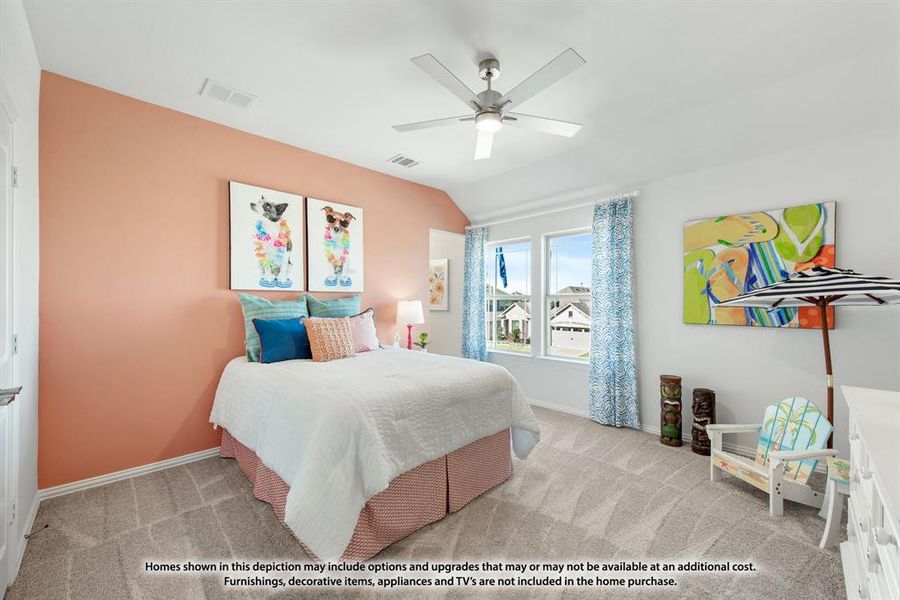 Furnished interior view inside a new home in ArrowBrooke, Aubrey (Image 28).