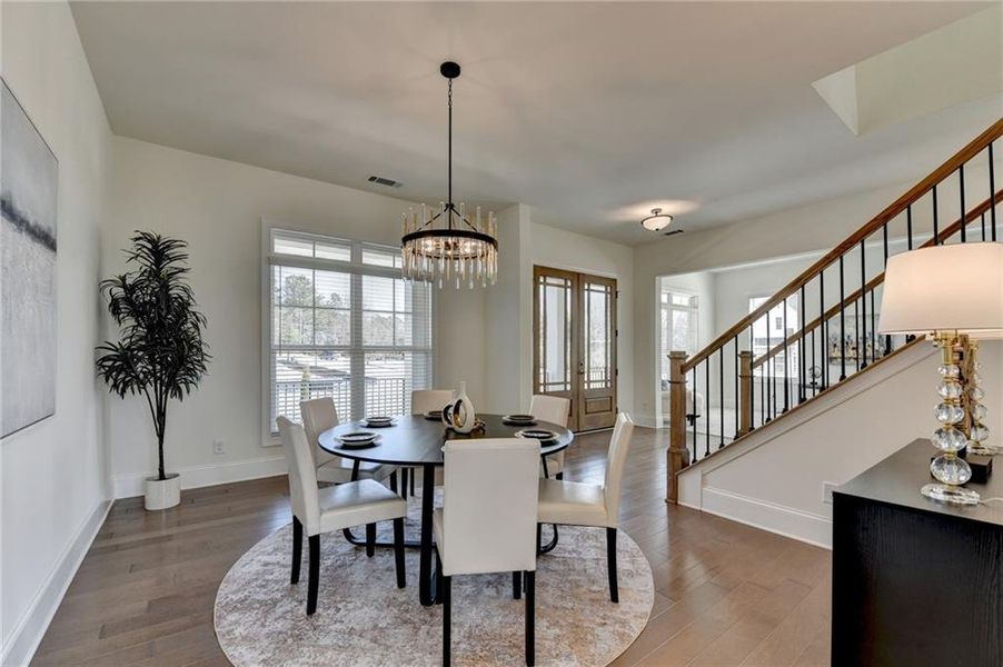 Furnished interior view inside a new home in , Cumming (Image 8).