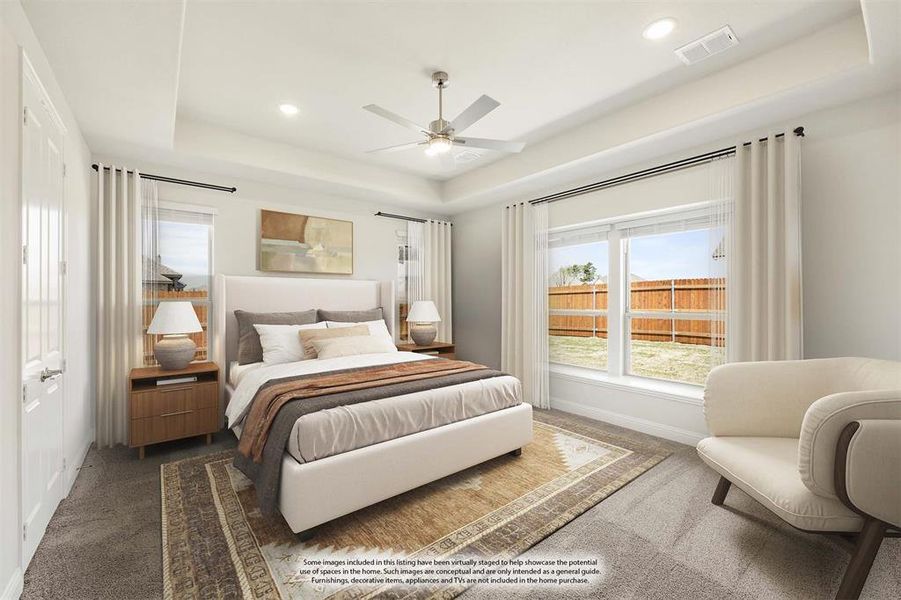 Furnished interior view inside a new home in The Oasis at North Grove 75-80, Waxahachie (Image 6). Furnished interior view inside a new home in The Oasis at North Grove 75-80, Waxahachie (Image 6).