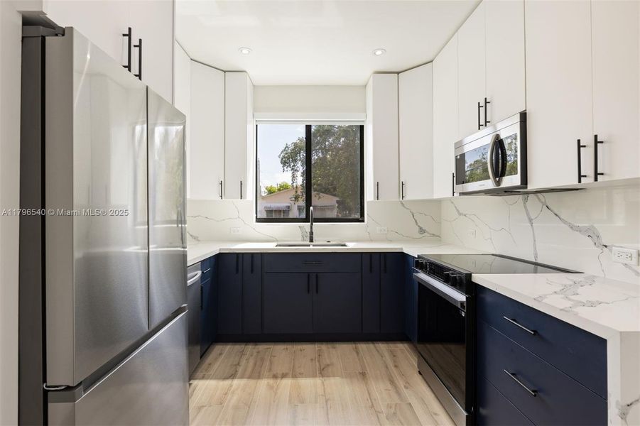 Furnished interior view inside a new home in , Miami (Image 11).