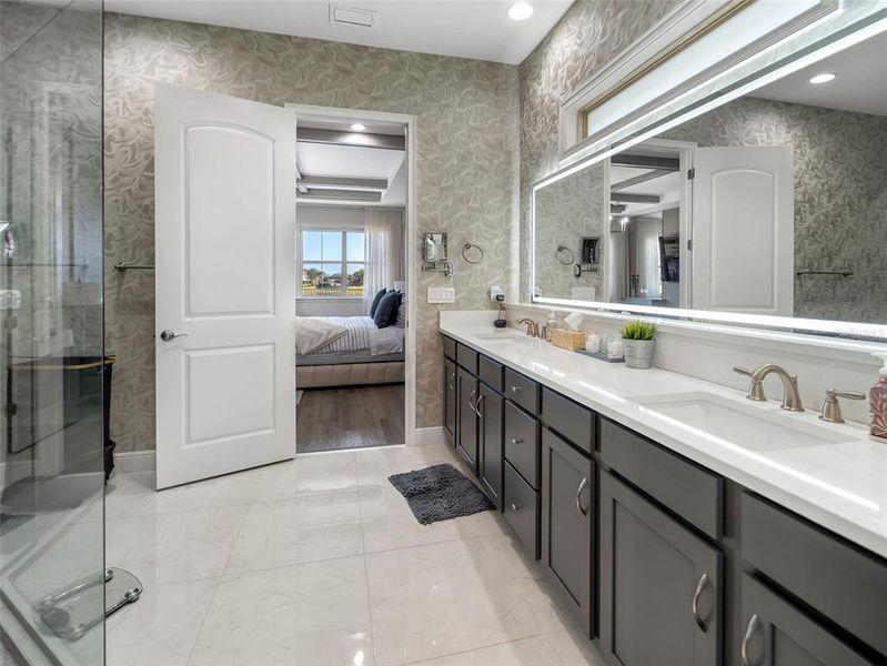 Furnished interior view inside a new home in , Orlando (Image 7).