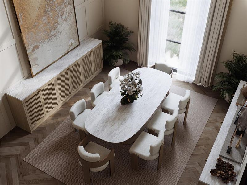 Furnished interior view inside a new home in , Dallas (Image 6). Furnished interior view inside a new home in , Dallas (Image 6).