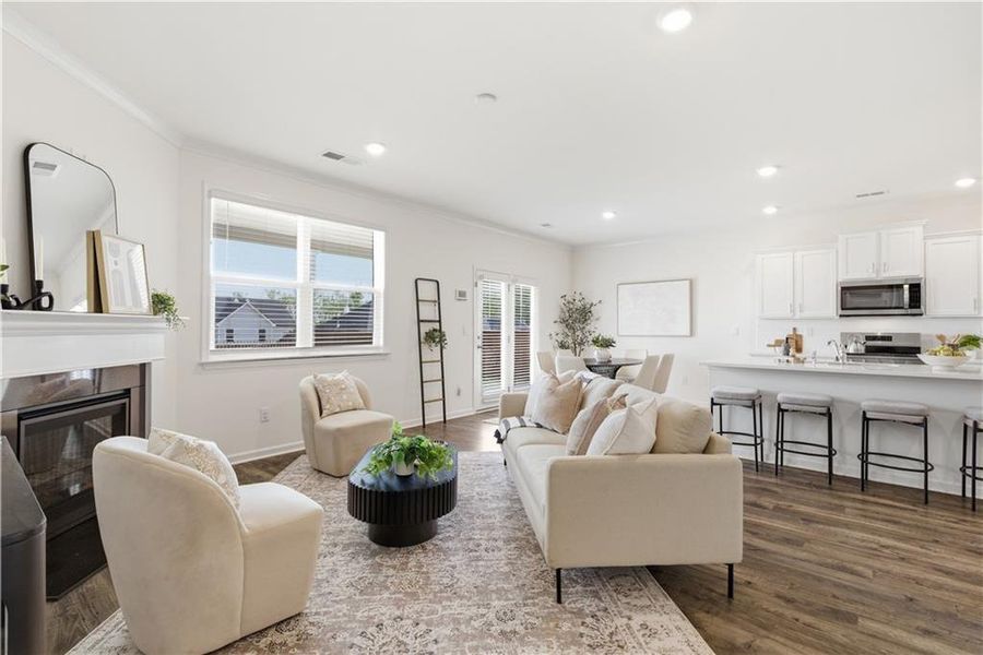 Furnished interior view inside a new home in Independence, Loganville (Image 12).