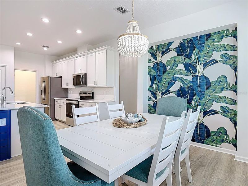 Furnished interior view inside a new home in , Daytona Beach (Image 8). Furnished interior view inside a new home in , Daytona Beach (Image 8).