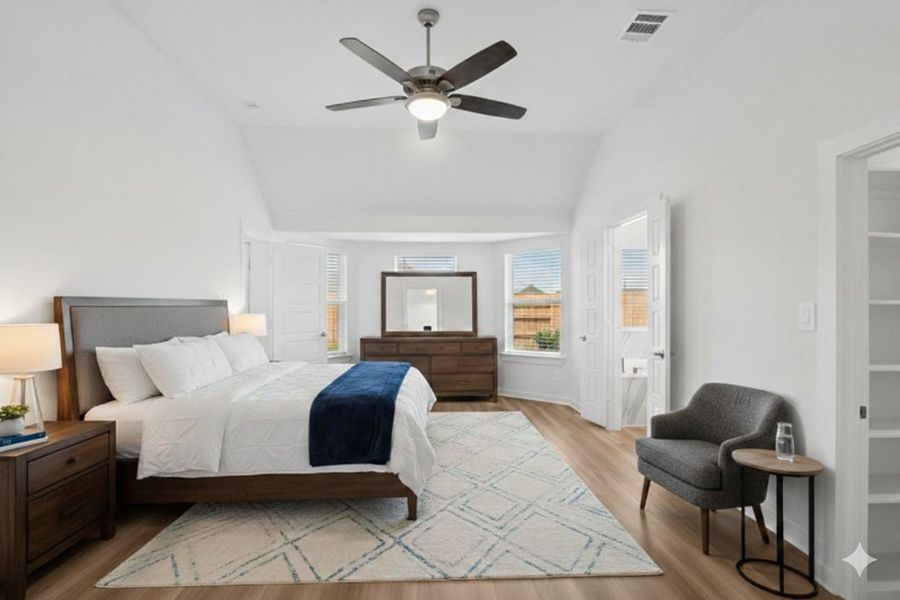 Furnished interior view inside a new home in Moran Ranch, Willis (Image 9). Furnished interior view inside a new home in Moran Ranch, Willis (Image 9).