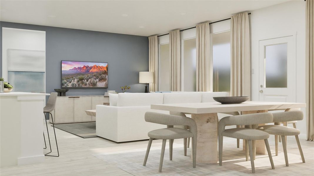 Furnished interior view inside a new home in Cotton Brook, Hutto (Image 11).