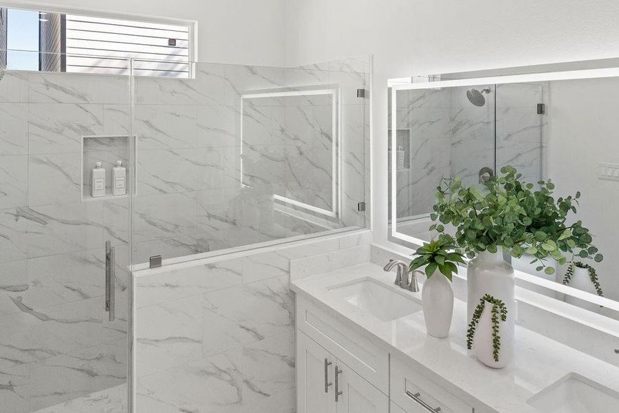 Furnished interior view inside a new home in , Houston (Image 16).